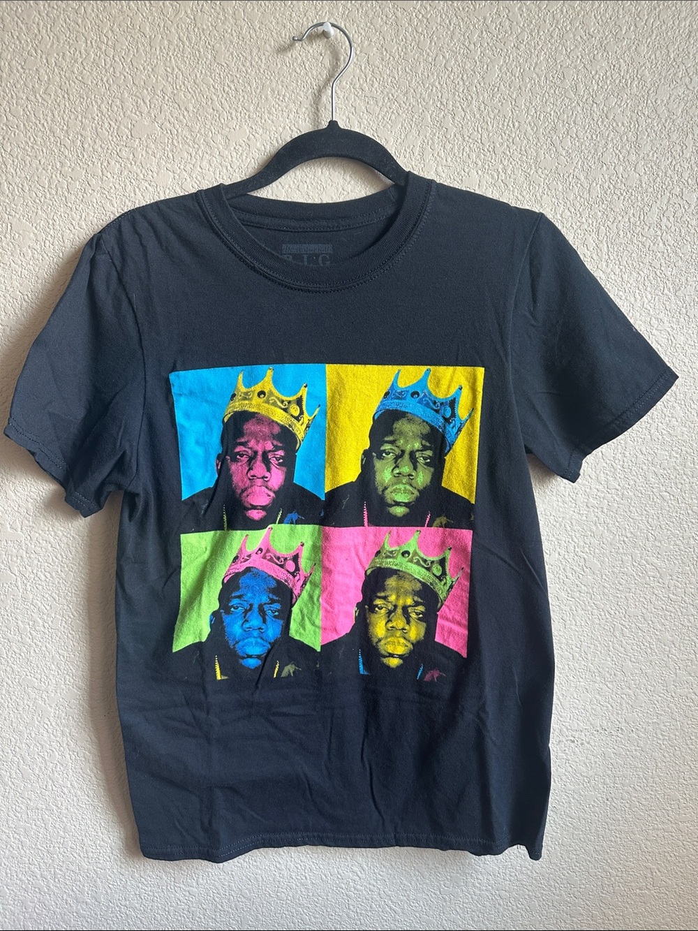 The Notorious B.I.G Multi-Colored Crown Graphic T-Shirt